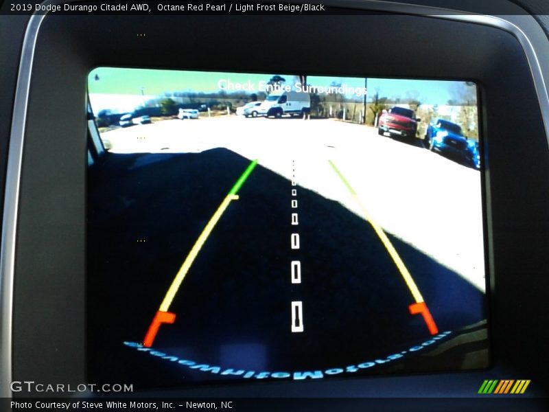 Octane Red Pearl / Light Frost Beige/Black 2019 Dodge Durango Citadel AWD