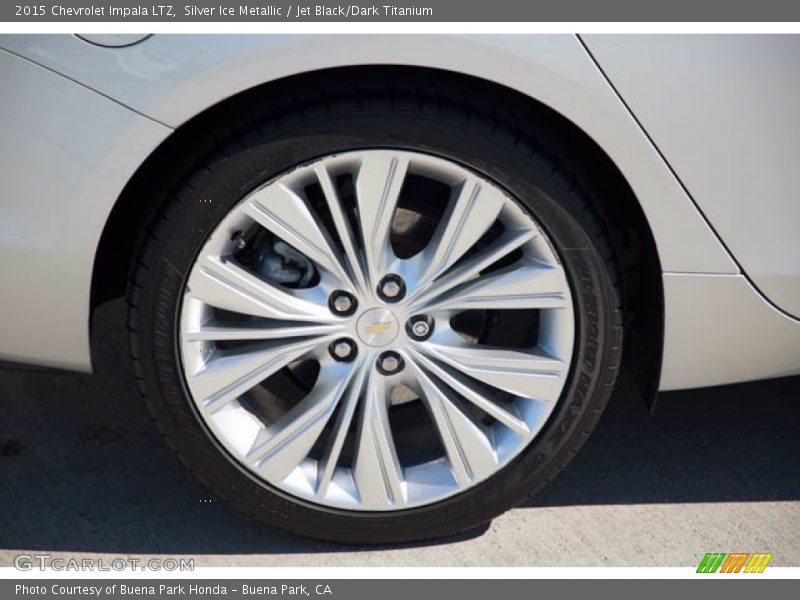 Silver Ice Metallic / Jet Black/Dark Titanium 2015 Chevrolet Impala LTZ