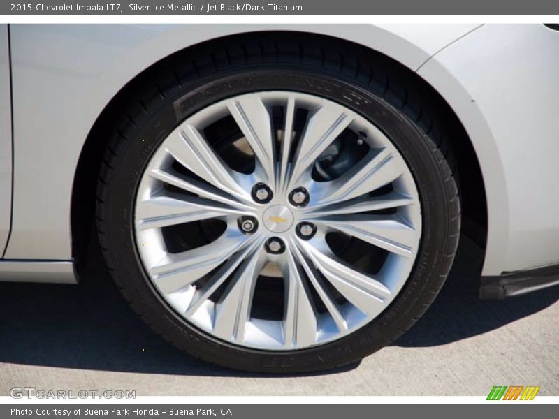 Silver Ice Metallic / Jet Black/Dark Titanium 2015 Chevrolet Impala LTZ