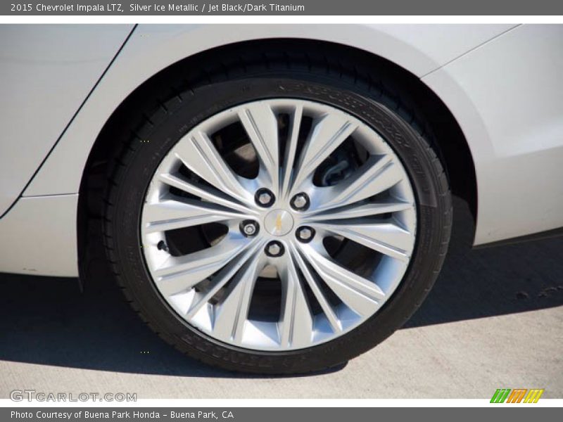 Silver Ice Metallic / Jet Black/Dark Titanium 2015 Chevrolet Impala LTZ