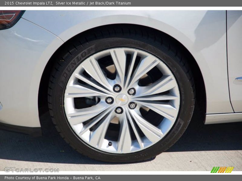 Silver Ice Metallic / Jet Black/Dark Titanium 2015 Chevrolet Impala LTZ