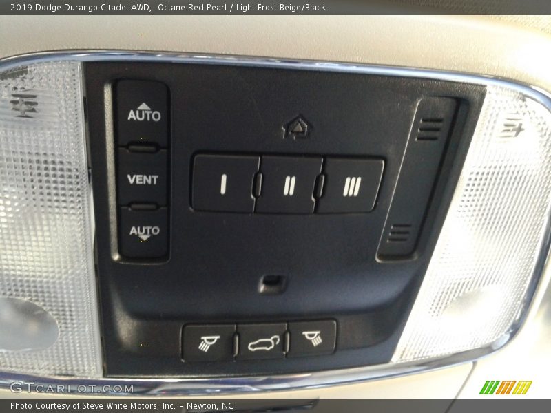 Octane Red Pearl / Light Frost Beige/Black 2019 Dodge Durango Citadel AWD