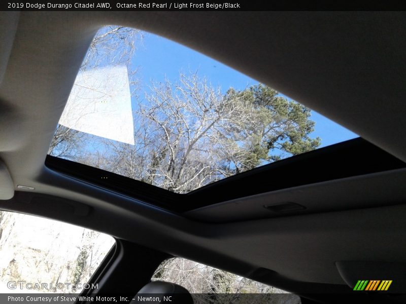 Octane Red Pearl / Light Frost Beige/Black 2019 Dodge Durango Citadel AWD