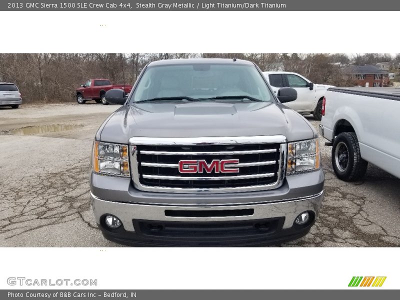 Stealth Gray Metallic / Light Titanium/Dark Titanium 2013 GMC Sierra 1500 SLE Crew Cab 4x4