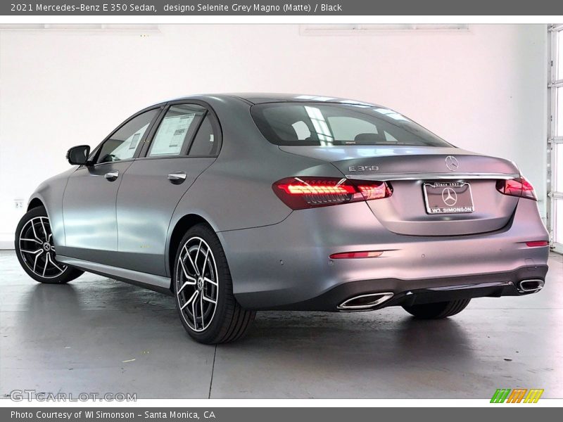 designo Selenite Grey Magno (Matte) / Black 2021 Mercedes-Benz E 350 Sedan