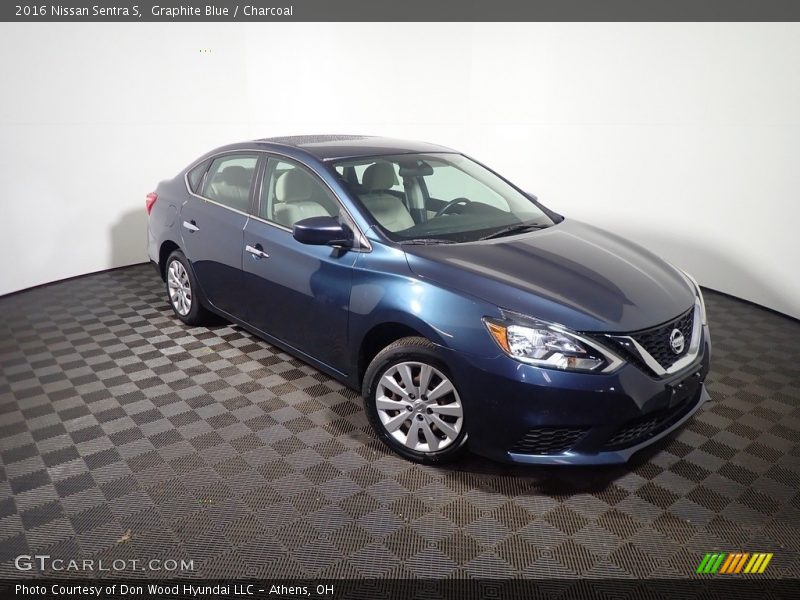 Graphite Blue / Charcoal 2016 Nissan Sentra S