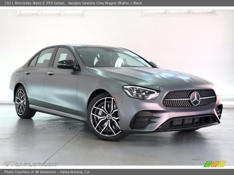 Front 3/4 View of 2021 E 350 Sedan