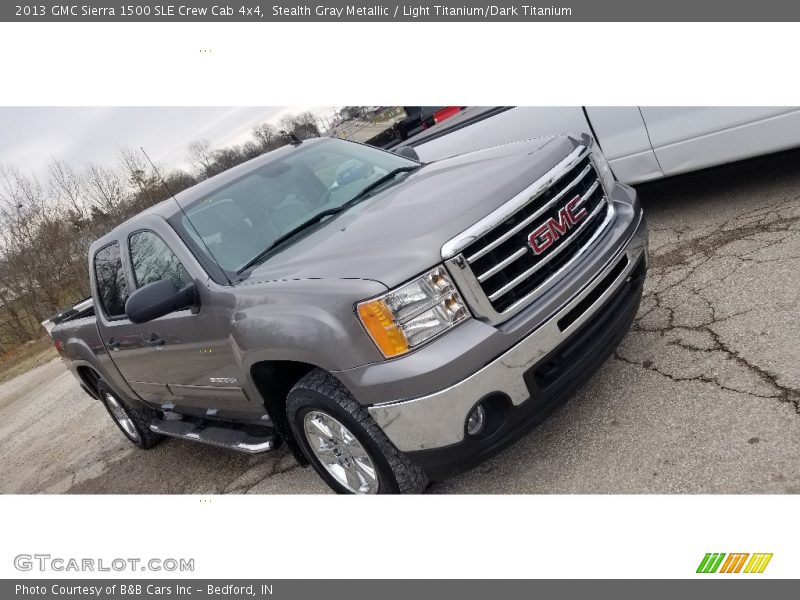 Stealth Gray Metallic / Light Titanium/Dark Titanium 2013 GMC Sierra 1500 SLE Crew Cab 4x4