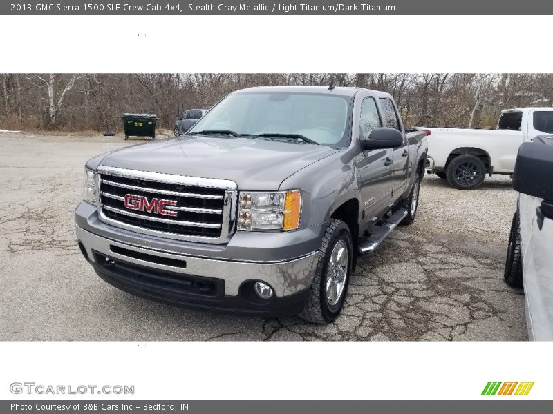 Stealth Gray Metallic / Light Titanium/Dark Titanium 2013 GMC Sierra 1500 SLE Crew Cab 4x4