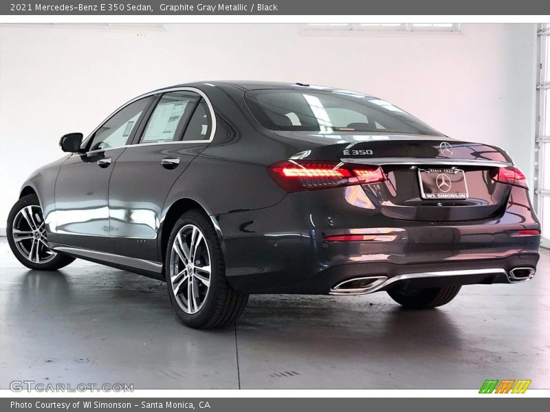 Graphite Gray Metallic / Black 2021 Mercedes-Benz E 350 Sedan