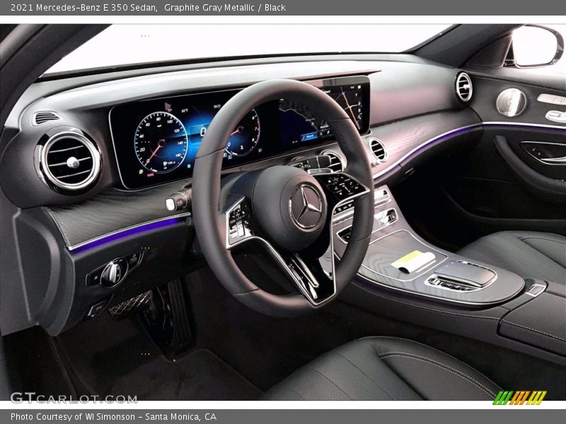 Graphite Gray Metallic / Black 2021 Mercedes-Benz E 350 Sedan