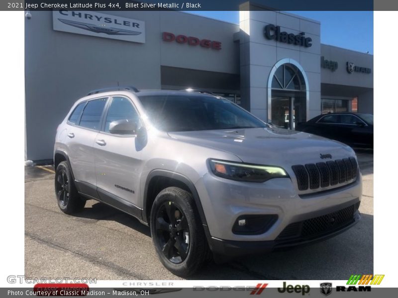 Billet Silver Metallic / Black 2021 Jeep Cherokee Latitude Plus 4x4