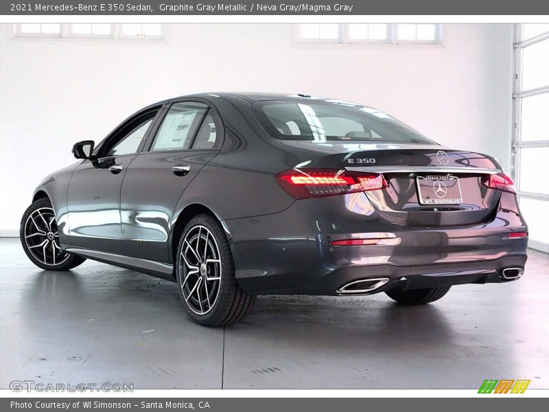Graphite Gray Metallic / Neva Gray/Magma Gray 2021 Mercedes-Benz E 350 Sedan