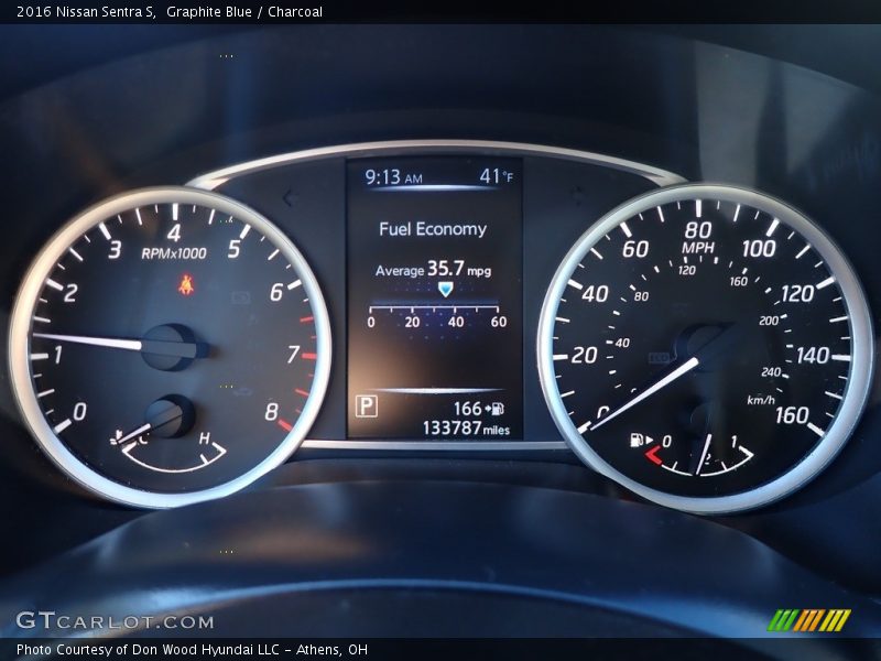 Graphite Blue / Charcoal 2016 Nissan Sentra S