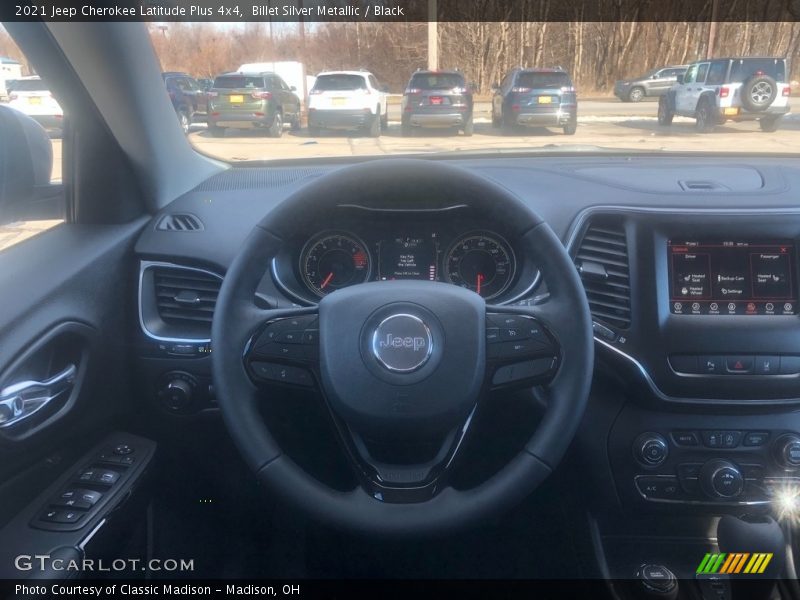 Billet Silver Metallic / Black 2021 Jeep Cherokee Latitude Plus 4x4