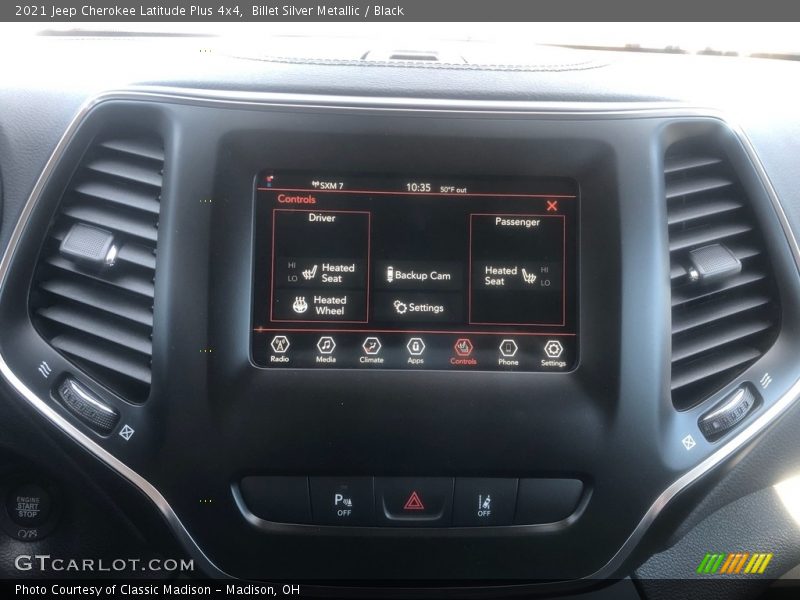 Billet Silver Metallic / Black 2021 Jeep Cherokee Latitude Plus 4x4