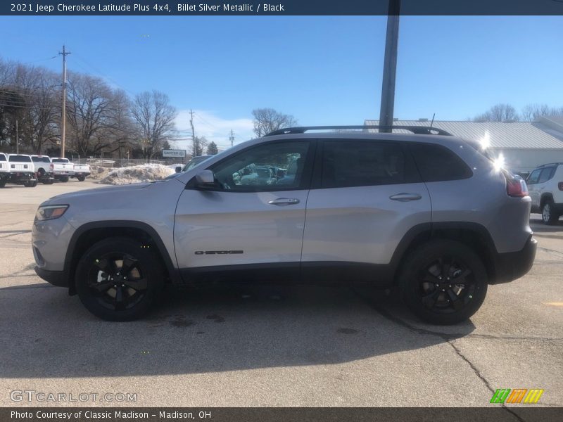 Billet Silver Metallic / Black 2021 Jeep Cherokee Latitude Plus 4x4