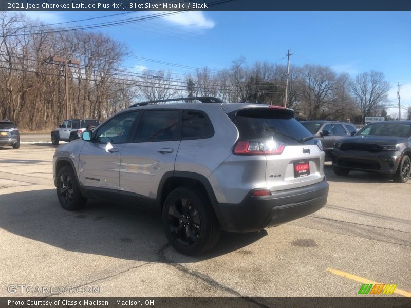 Billet Silver Metallic / Black 2021 Jeep Cherokee Latitude Plus 4x4