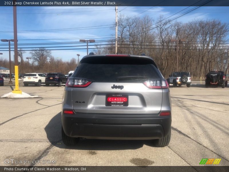 Billet Silver Metallic / Black 2021 Jeep Cherokee Latitude Plus 4x4