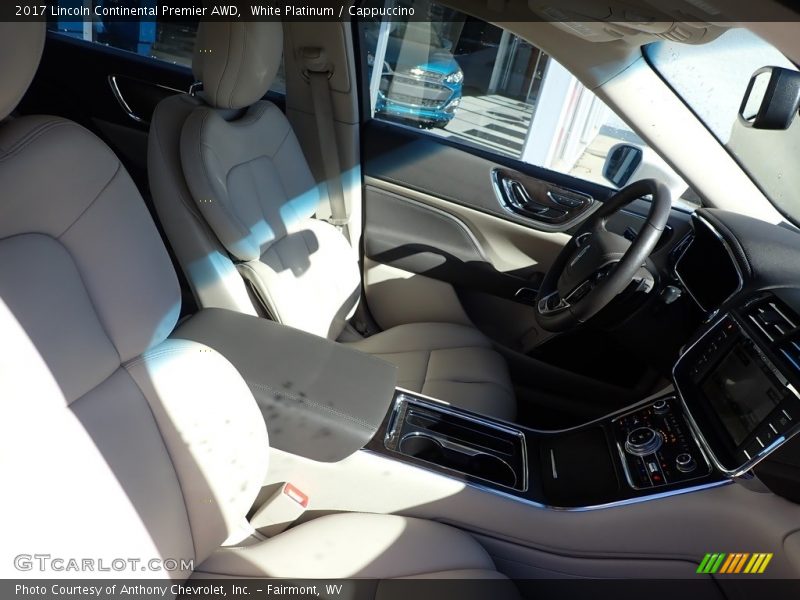 White Platinum / Cappuccino 2017 Lincoln Continental Premier AWD