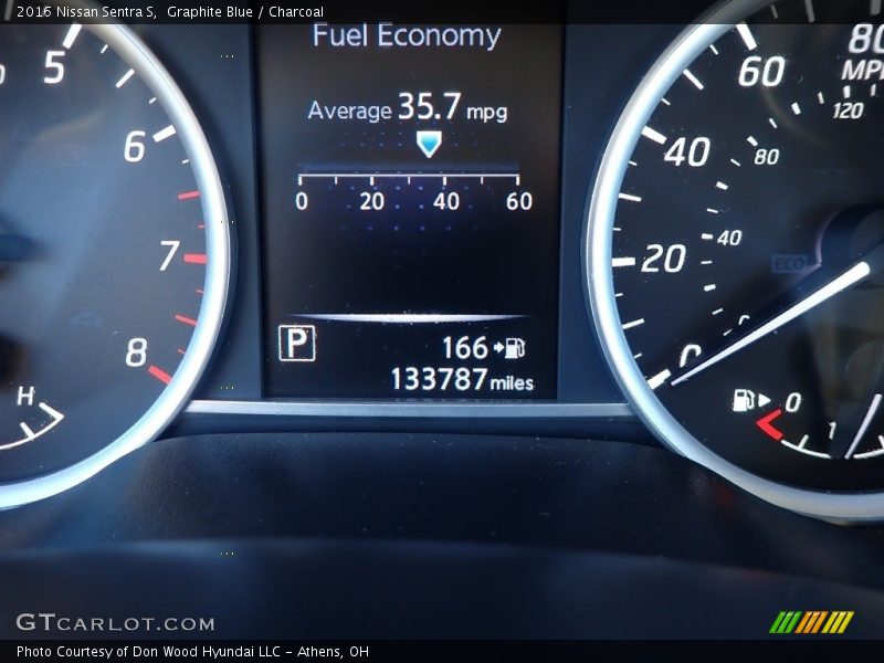 Graphite Blue / Charcoal 2016 Nissan Sentra S