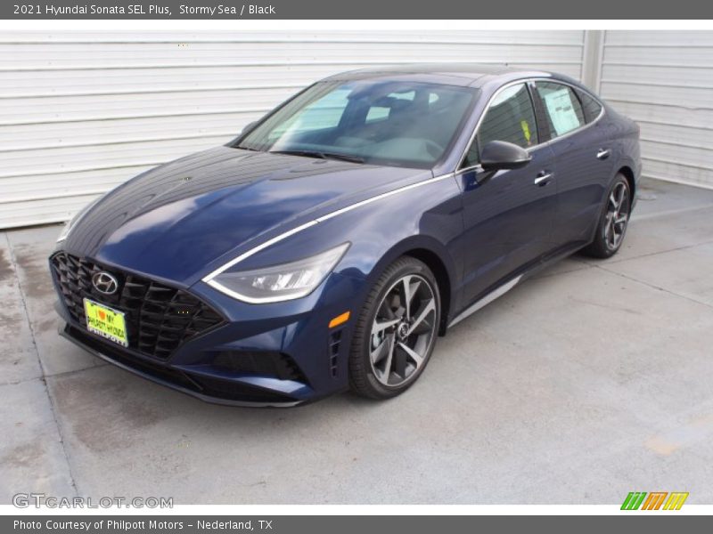 Stormy Sea / Black 2021 Hyundai Sonata SEL Plus