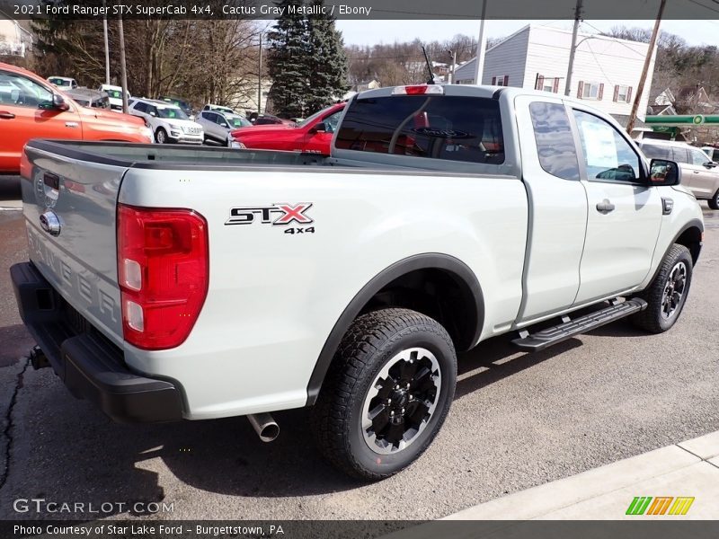 Cactus Gray Metallic / Ebony 2021 Ford Ranger STX SuperCab 4x4