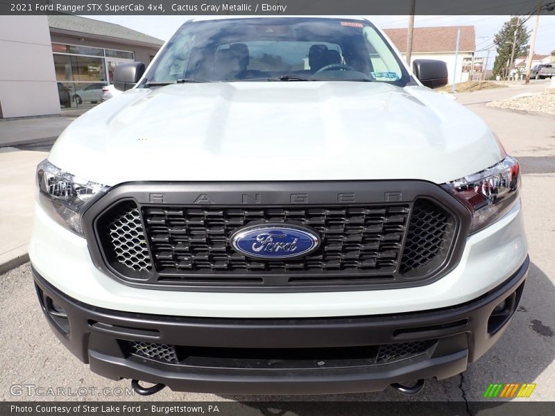 Cactus Gray Metallic / Ebony 2021 Ford Ranger STX SuperCab 4x4