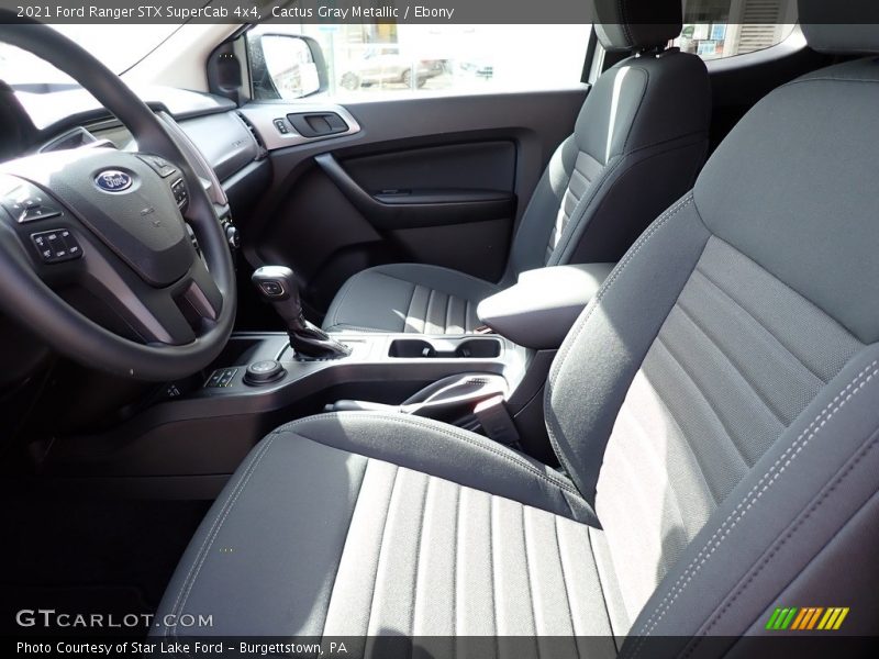 Front Seat of 2021 Ranger STX SuperCab 4x4