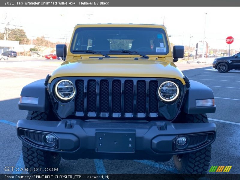 Hellayella / Black 2021 Jeep Wrangler Unlimited Willys 4x4