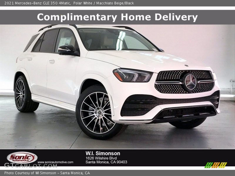 Polar White / Macchiato Beige/Black 2021 Mercedes-Benz GLE 350 4Matic