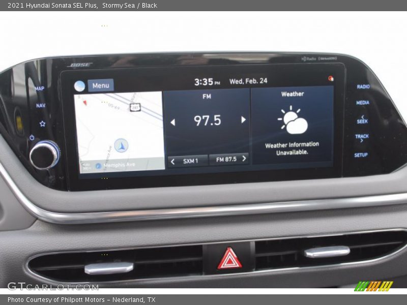 Stormy Sea / Black 2021 Hyundai Sonata SEL Plus