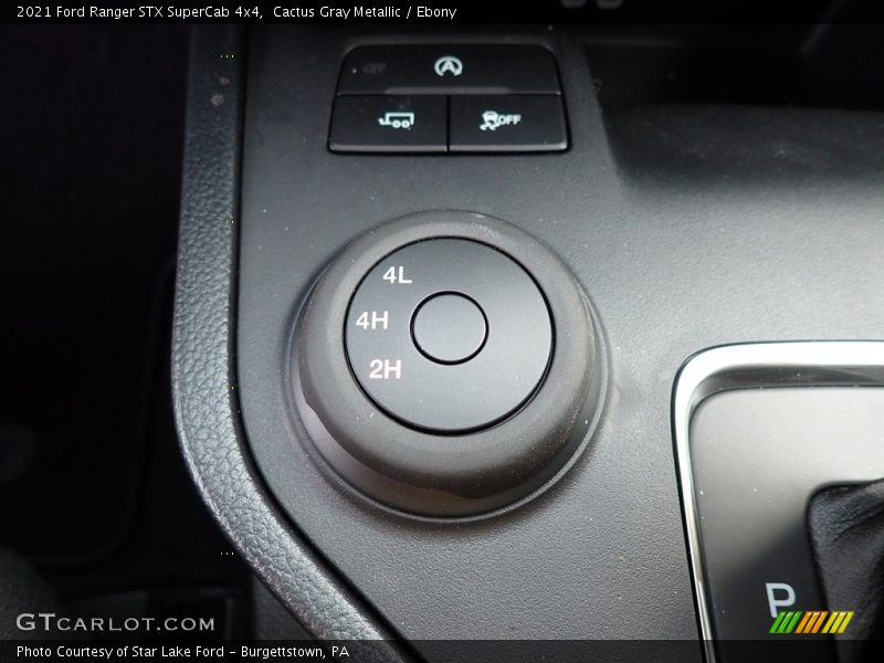 Controls of 2021 Ranger STX SuperCab 4x4