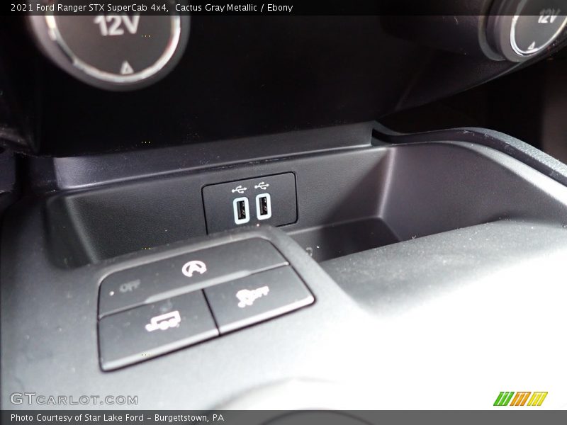Cactus Gray Metallic / Ebony 2021 Ford Ranger STX SuperCab 4x4