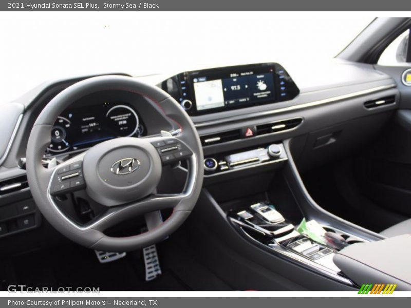 Stormy Sea / Black 2021 Hyundai Sonata SEL Plus