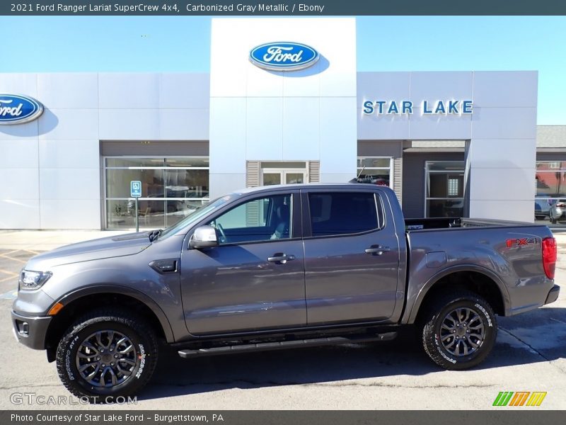 Carbonized Gray Metallic / Ebony 2021 Ford Ranger Lariat SuperCrew 4x4