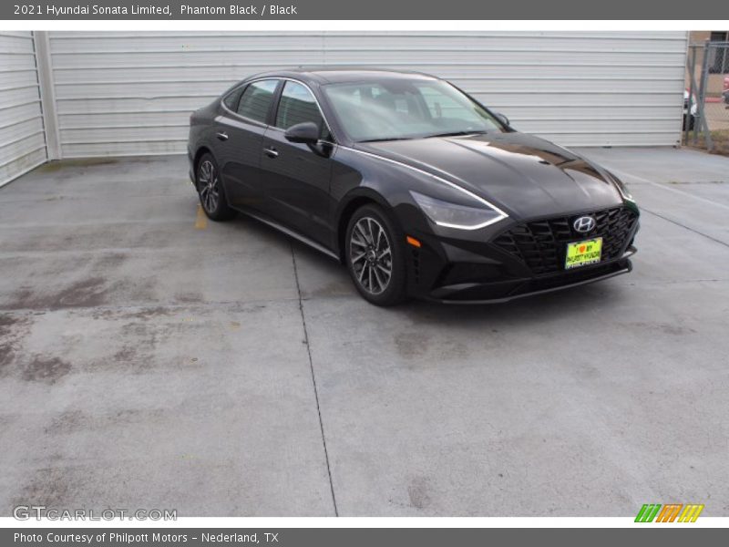 Phantom Black / Black 2021 Hyundai Sonata Limited