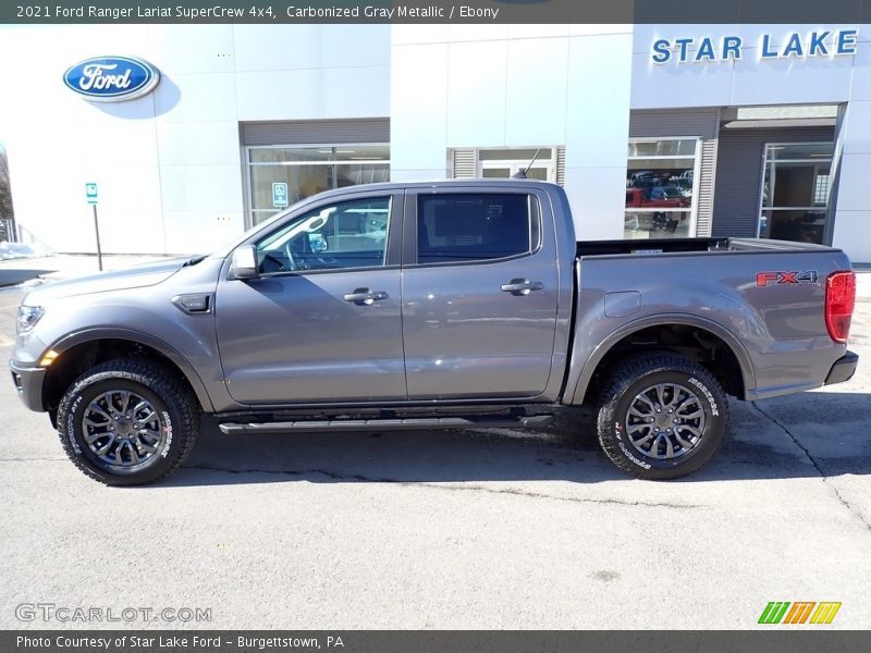 Carbonized Gray Metallic / Ebony 2021 Ford Ranger Lariat SuperCrew 4x4