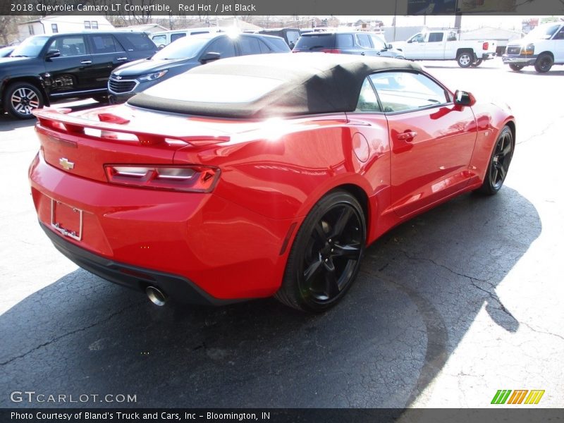 Red Hot / Jet Black 2018 Chevrolet Camaro LT Convertible