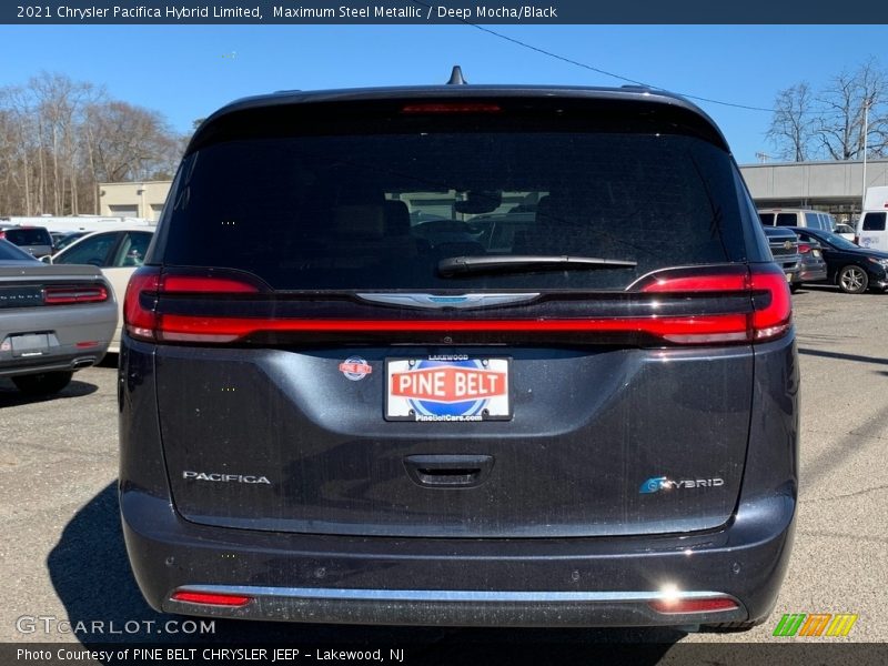 Maximum Steel Metallic / Deep Mocha/Black 2021 Chrysler Pacifica Hybrid Limited