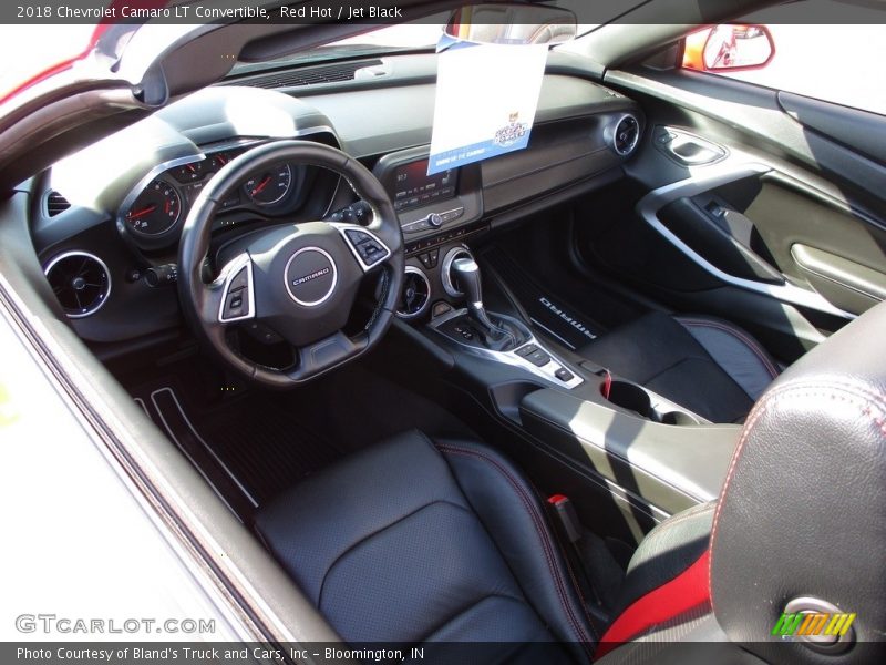 Red Hot / Jet Black 2018 Chevrolet Camaro LT Convertible