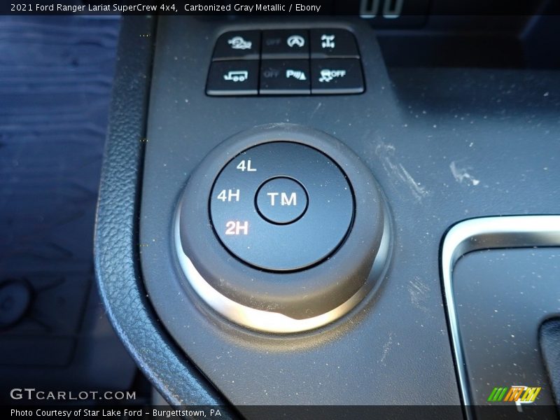 Controls of 2021 Ranger Lariat SuperCrew 4x4