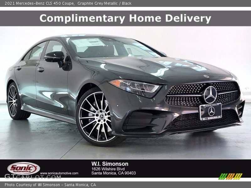 Graphite Grey Metallic / Black 2021 Mercedes-Benz CLS 450 Coupe