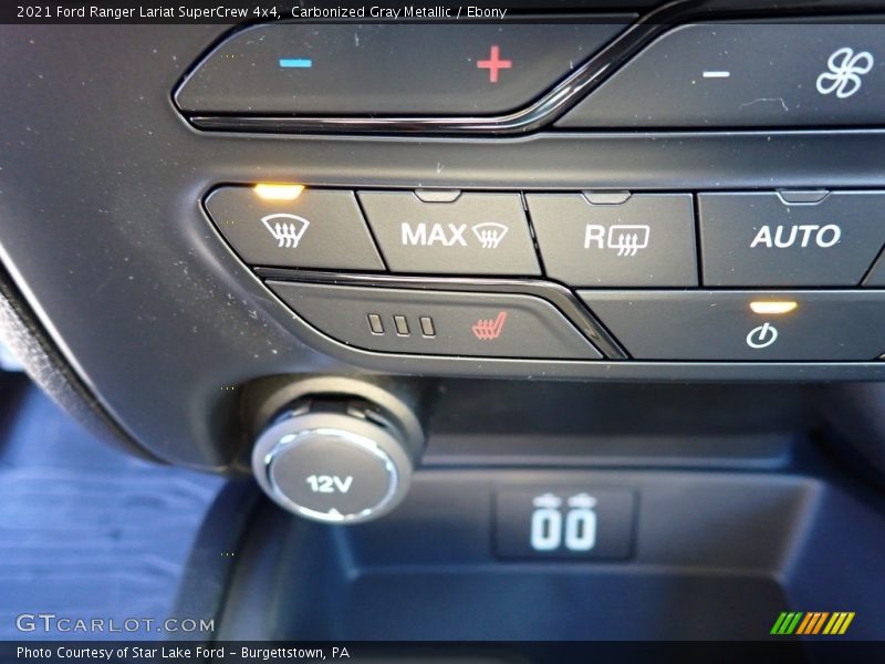 Controls of 2021 Ranger Lariat SuperCrew 4x4