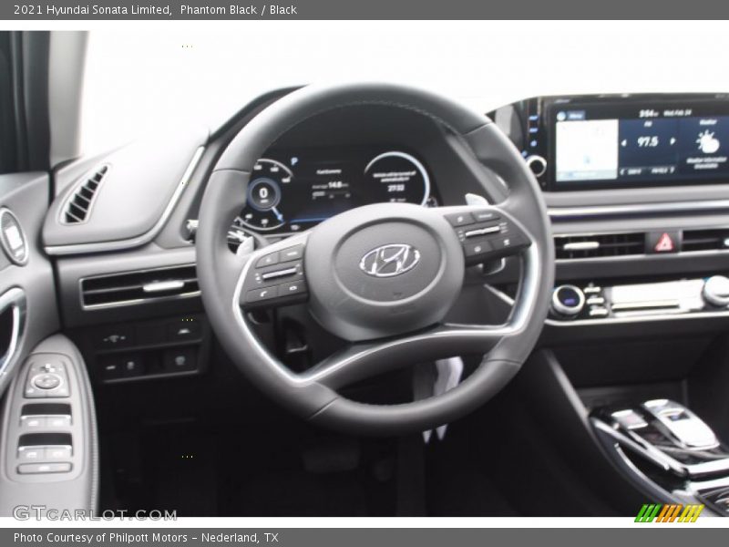 Phantom Black / Black 2021 Hyundai Sonata Limited