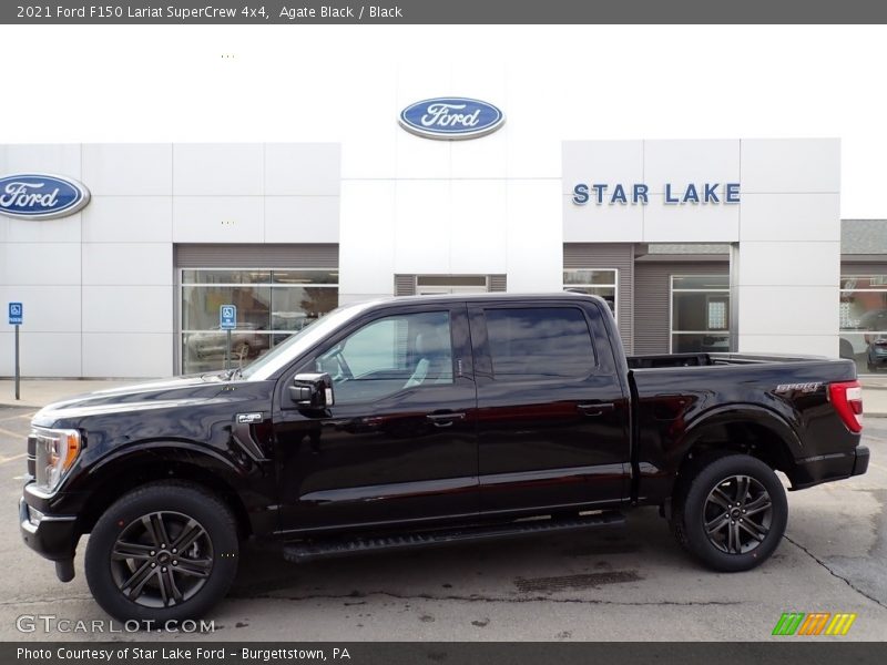 Agate Black / Black 2021 Ford F150 Lariat SuperCrew 4x4