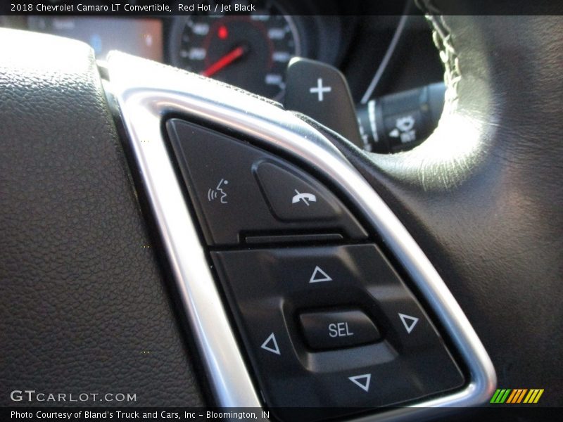 Red Hot / Jet Black 2018 Chevrolet Camaro LT Convertible