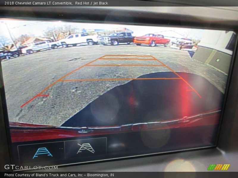 Red Hot / Jet Black 2018 Chevrolet Camaro LT Convertible
