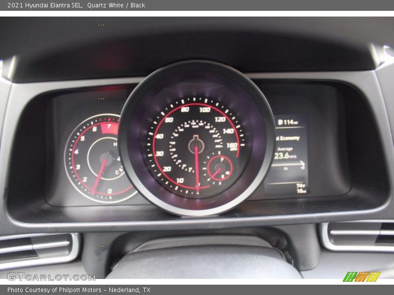 Quartz White / Black 2021 Hyundai Elantra SEL