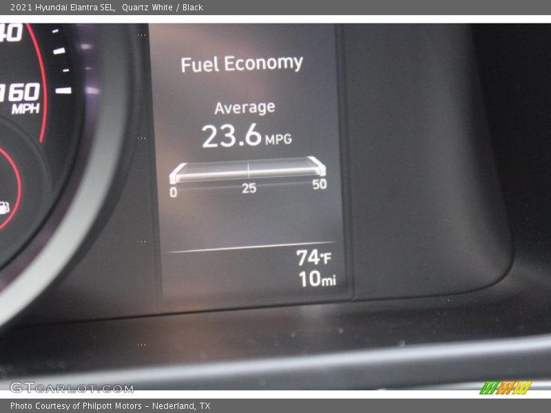 Quartz White / Black 2021 Hyundai Elantra SEL
